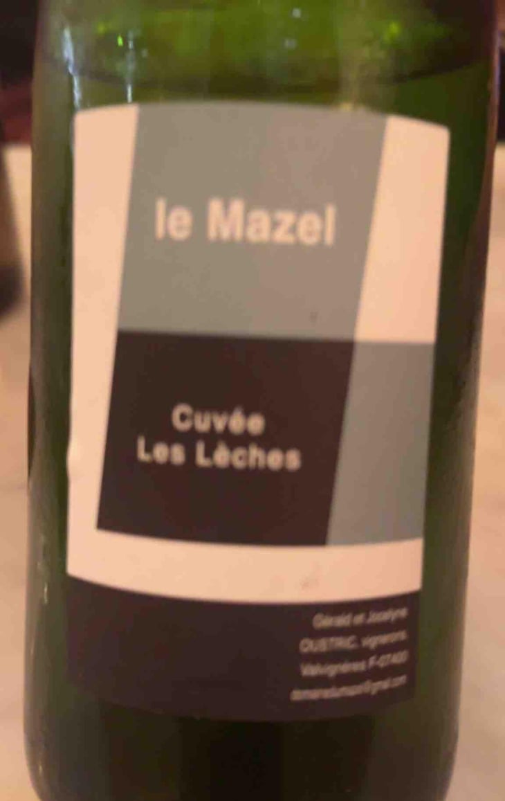 Cuvée Les Lèches - Le Mazel - Gérald & Jocelyne Oustric 