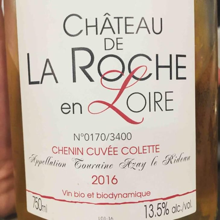 Cuvée Colette - Château De La Roche En Loire - Emmanuel Pousset 