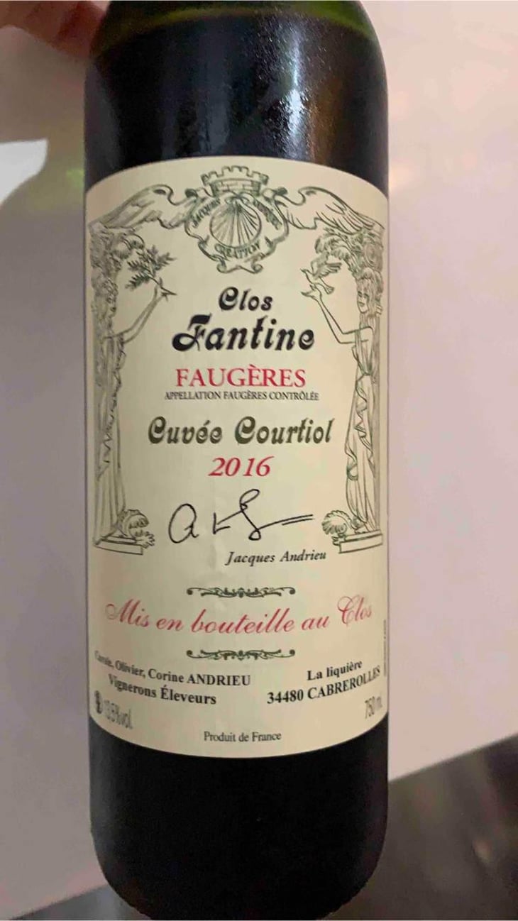 Cuvee Courtiol - Clos Fantine - Carole, Olivier & Corine Andrieu 