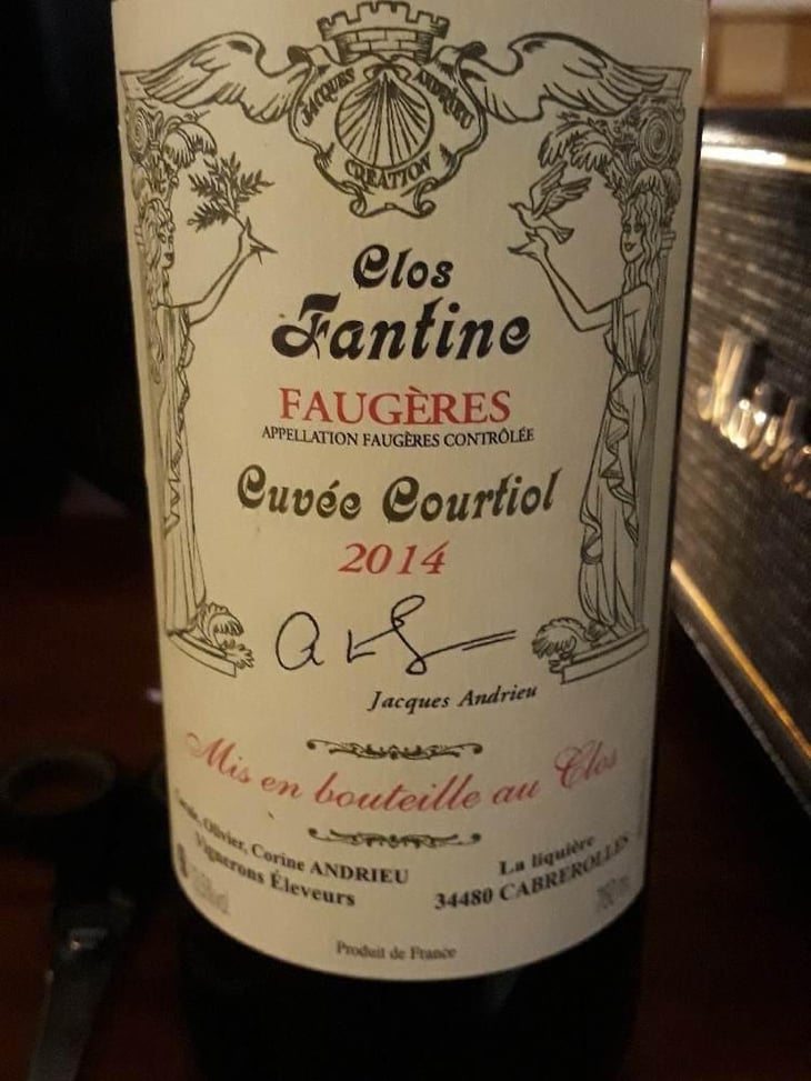 Cuvee Courtiol - Clos Fantine - Carole, Olivier & Corine Andrieu 
