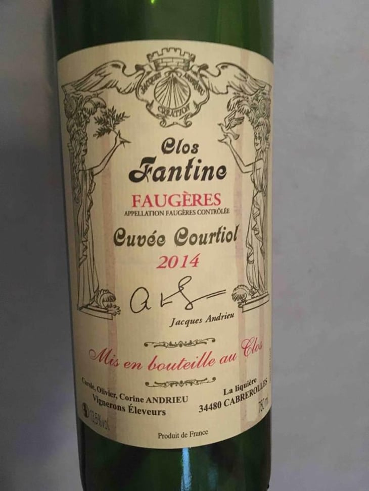 Cuvee Courtiol - Clos Fantine - Carole, Olivier & Corine Andrieu 