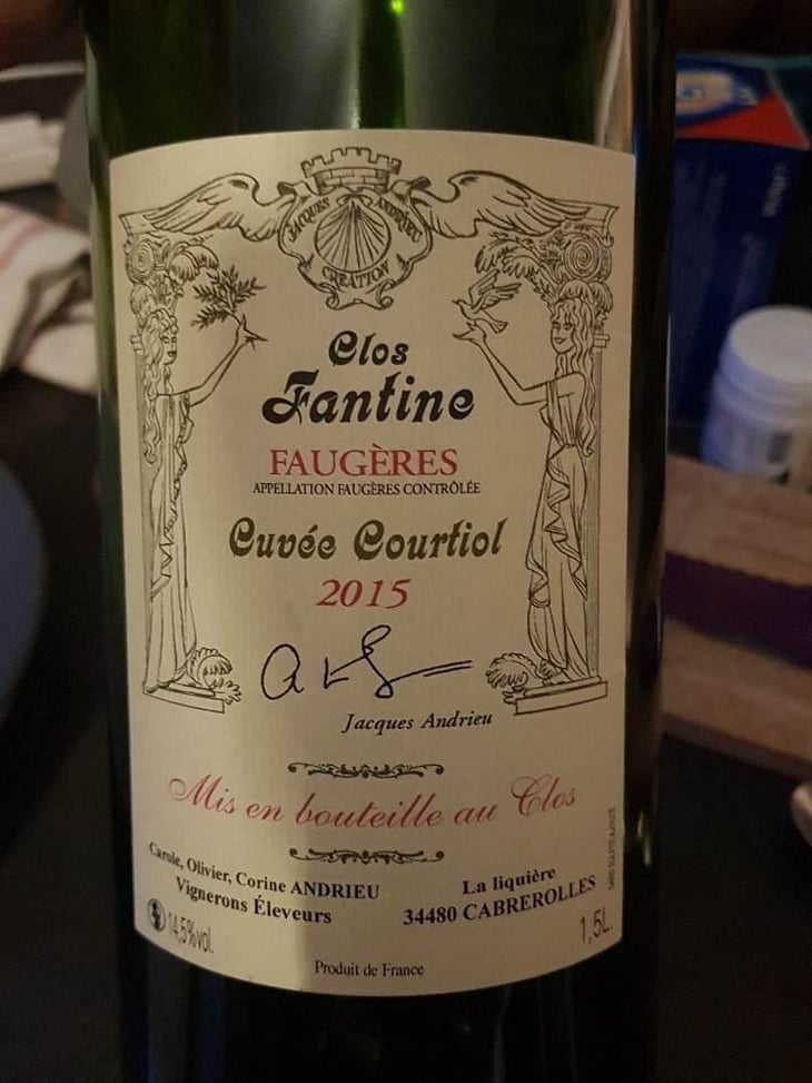 Cuvee Courtiol - Clos Fantine - Carole, Olivier & Corine Andrieu 