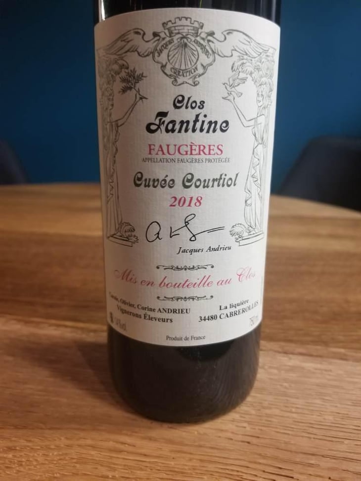Cuvee Courtiol - Clos Fantine - Carole, Olivier & Corine Andrieu 