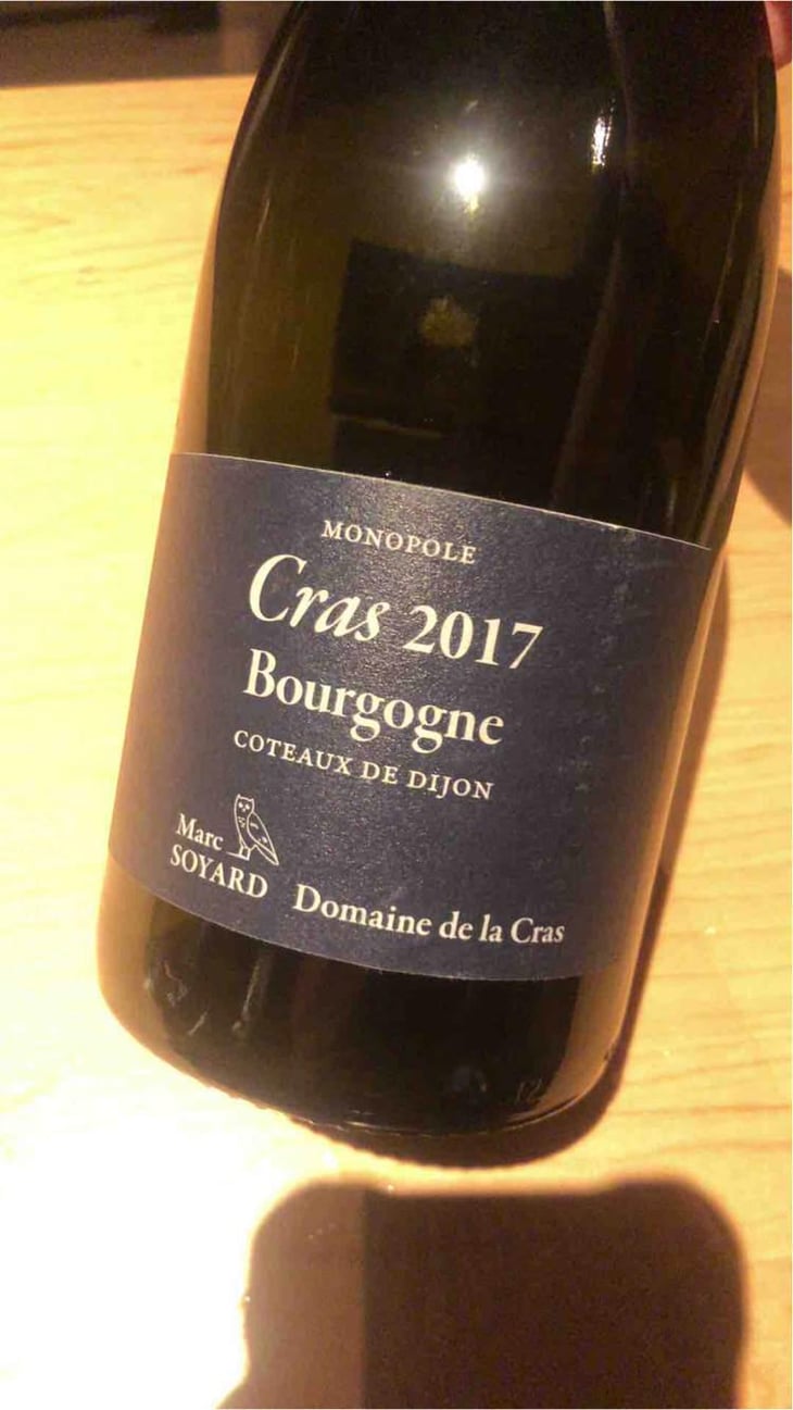 Cuvée Cras Monopole Blanc - Domaine de la Cras - Marc Soyard 