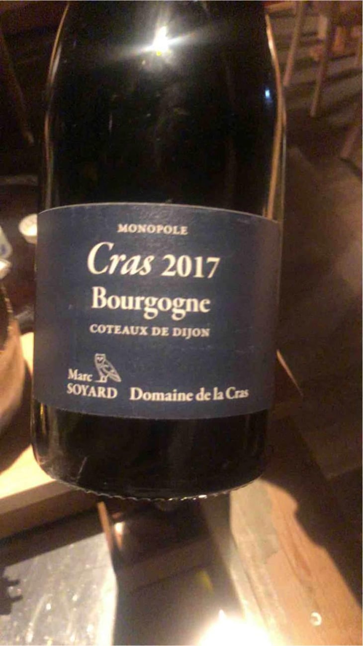 Cuvée Cras Monopole Blanc - Domaine de la Cras - Marc Soyard 