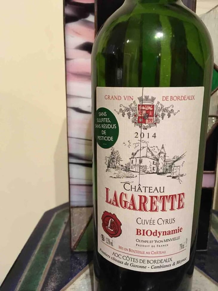 Cuvée Cyrus - Château Lagarette - Olympe Et Yvon Minvielle 