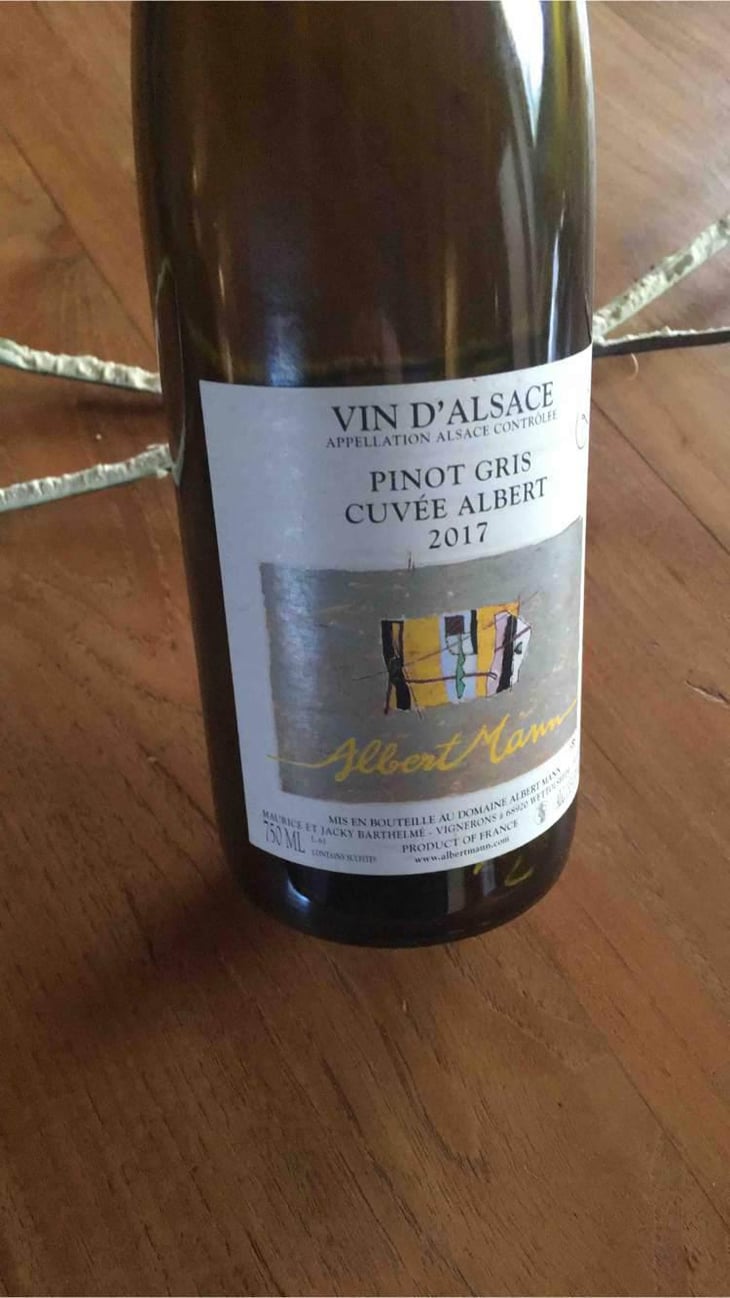 Cuvée D’Albert - Domaine Albert Mann - Famille Barthelmé 