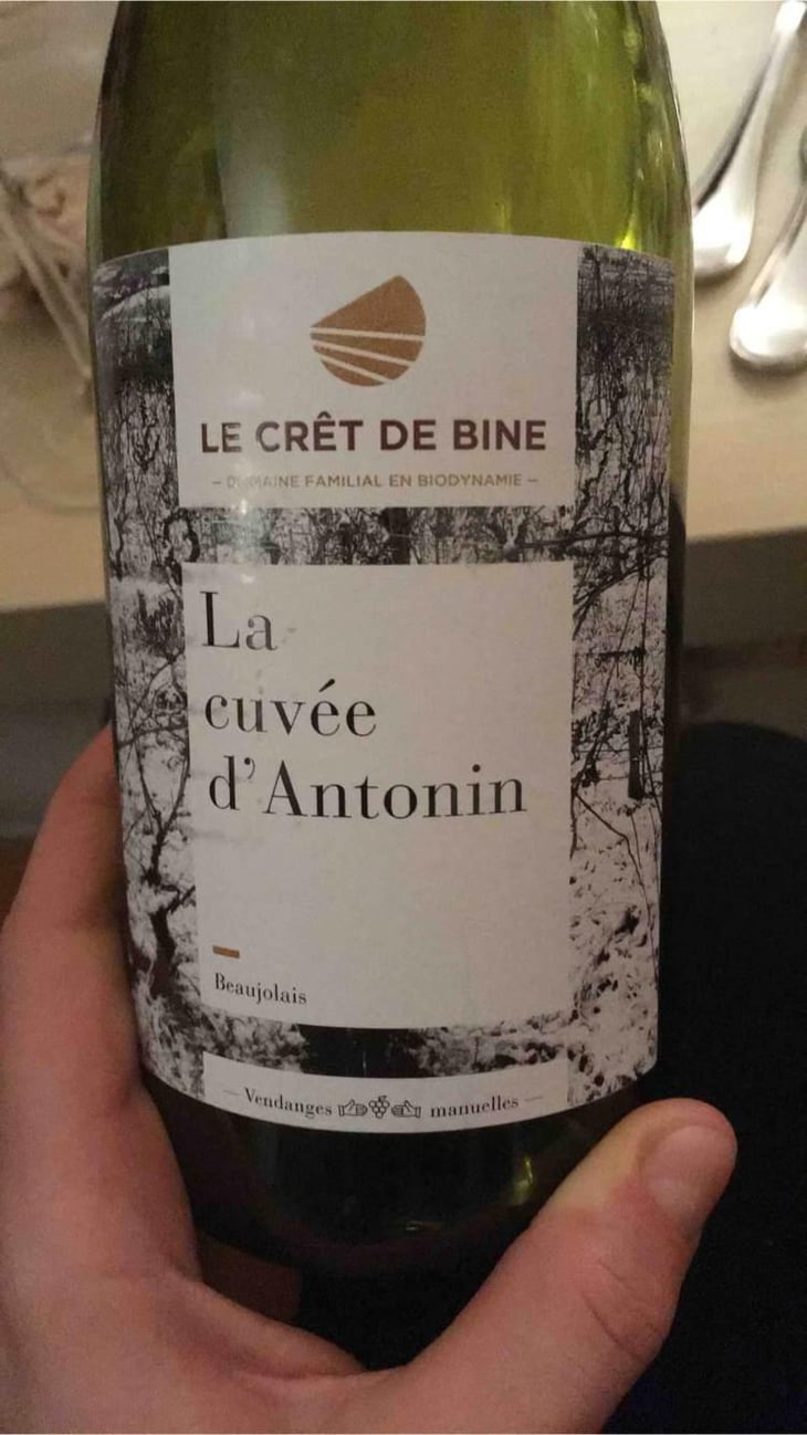 Cuvée D’Antonin - Domaine Du Crêt De Bine - Geoffroy Subrin & Florence Subrin Dodille 