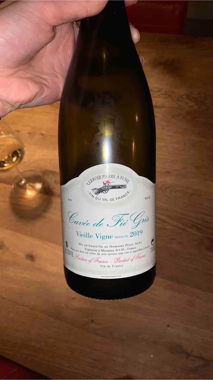 Cuvée De Fié Gris - Domaine Preys - Jacky & Pascal Preys 