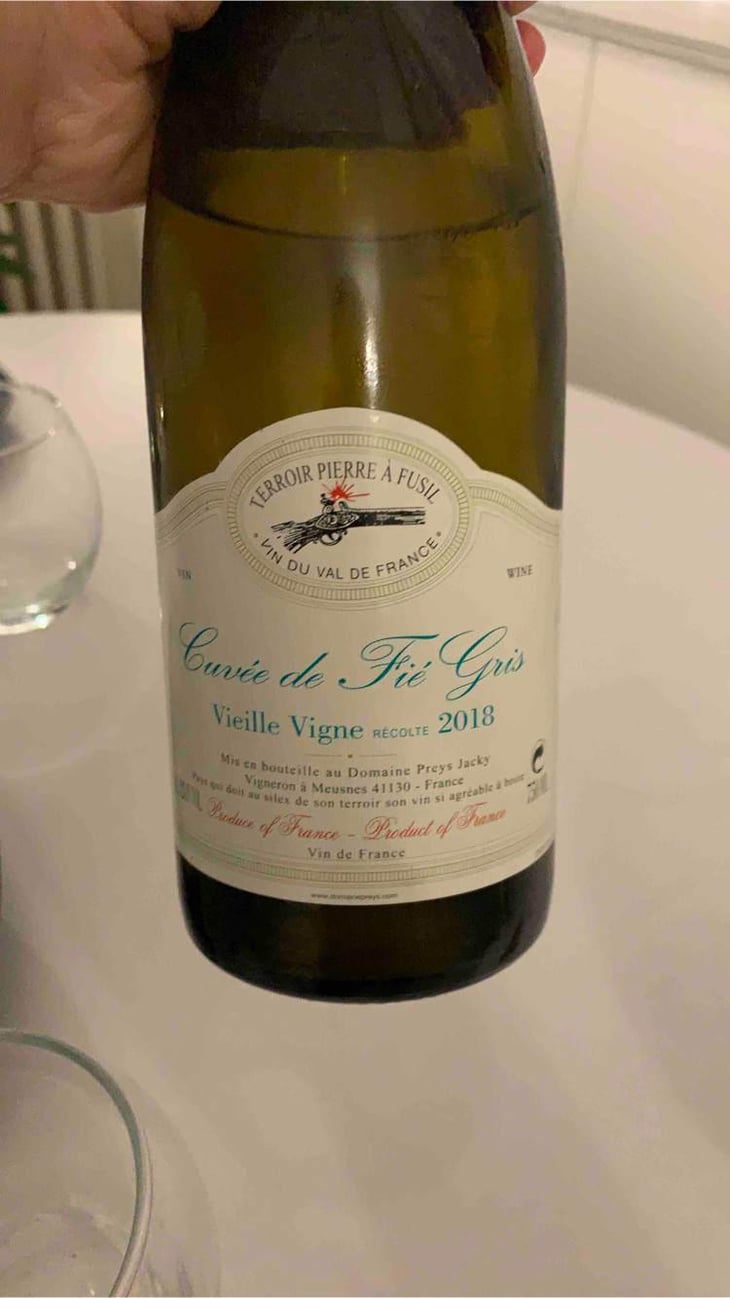 Cuvée De Fié Gris - Domaine Preys - Jacky & Pascal Preys 