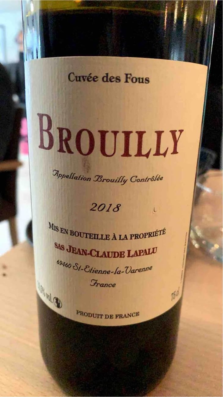 Cuvée des Fous - Jean-Claude Lapalu - Jean-Claude Lapalu 