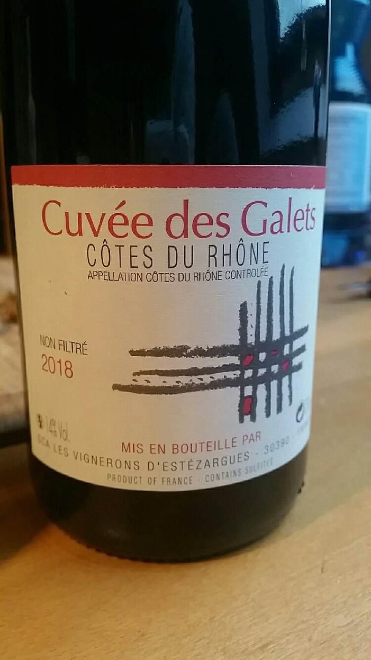 Cuvée des Galets - Les Vignerons d'Estézargues - Les Vignerons d'Estézargues 
