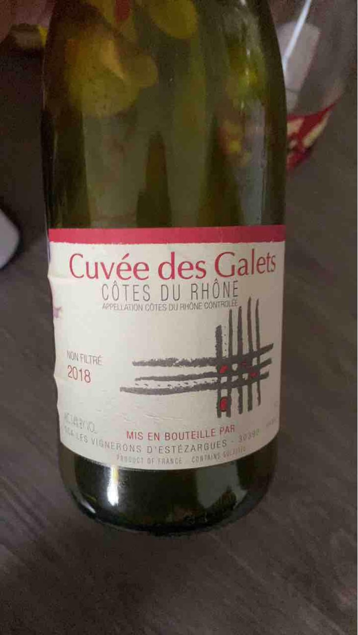 Cuvée des Galets - Les Vignerons d'Estézargues - Les Vignerons d'Estézargues 