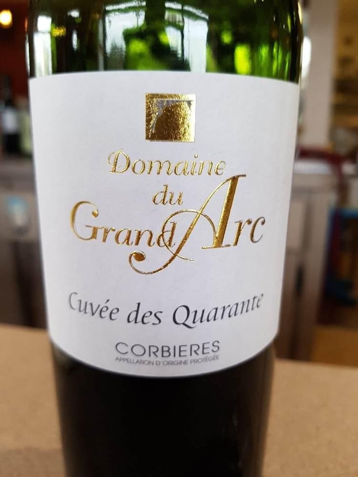 Cuvée Des Quarante - Domaine Du Grand Arc - Fabienne Et Bruno Schenk 