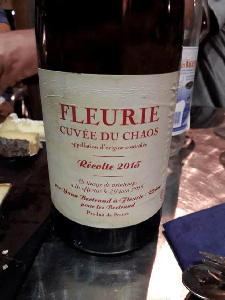 Cuvée du Chaos - Les Bertrand - Guy, Annick & Yann Bertrand 