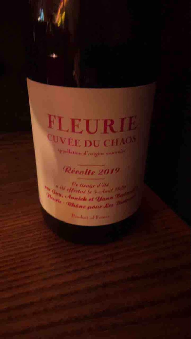 Cuvée du Chaos - Les Bertrand - Guy, Annick & Yann Bertrand 