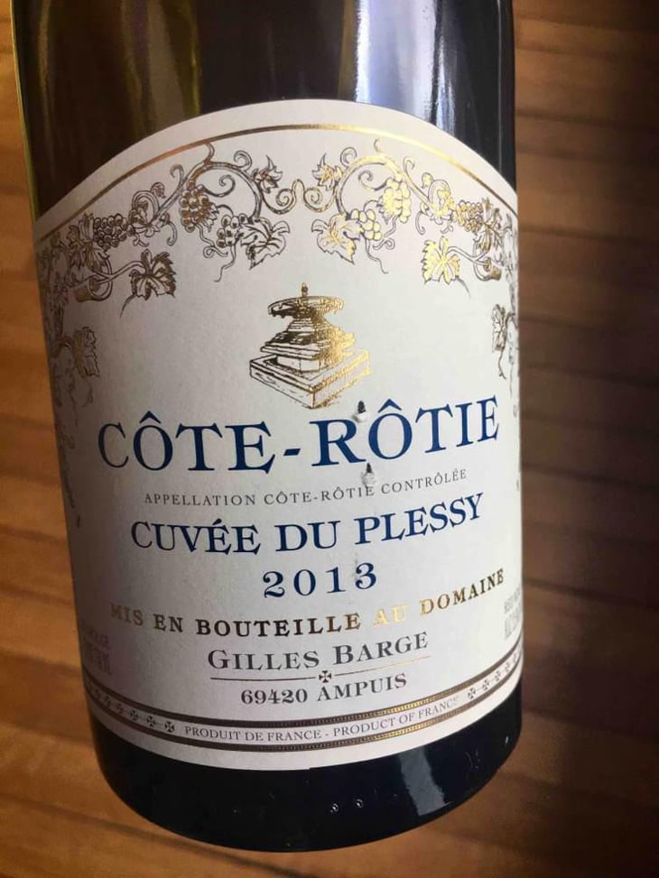 Cuvée du Plessis - Domaine Barge - Julien Barge 