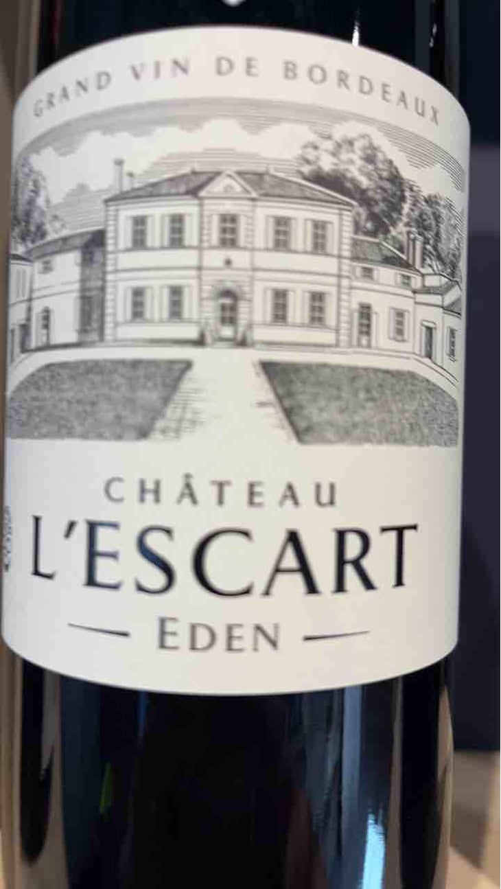 Cuvée Eden - Château L'Escart - Damien Laurent 