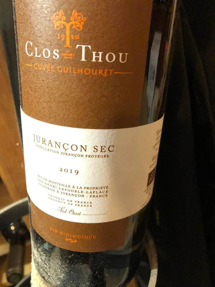 Cuvée Guilhouret - Clos Thou - Henri Lapouble-Laplace -2019