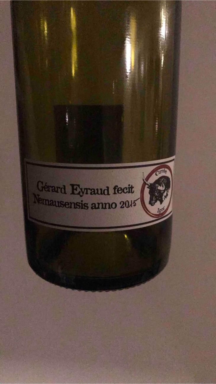 Cuvée Igor 2011 - Domaine de Rapatel - Gérard Eyraud -2011