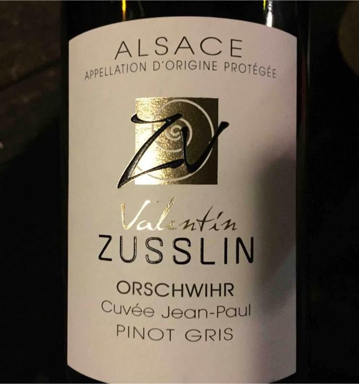 Cuvée Jean Paul - Domaine Valentin Zusslin - Jean-Paul & Marie Zusslin 