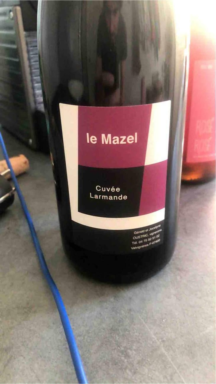 Cuvée Larmande - Le Mazel - Gérald & Jocelyne Oustric 