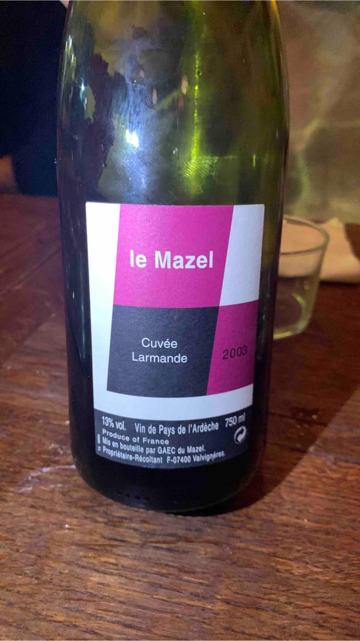 Cuvée Larmande - Le Mazel - Gérald & Jocelyne Oustric 