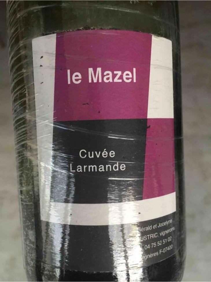 Cuvée Larmande - Le Mazel - Gérald & Jocelyne Oustric 