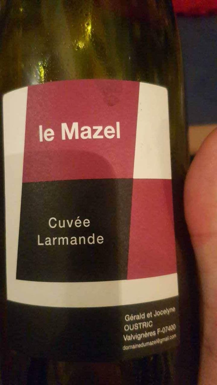 Cuvée Larmande - Le Mazel - Gérald & Jocelyne Oustric 
