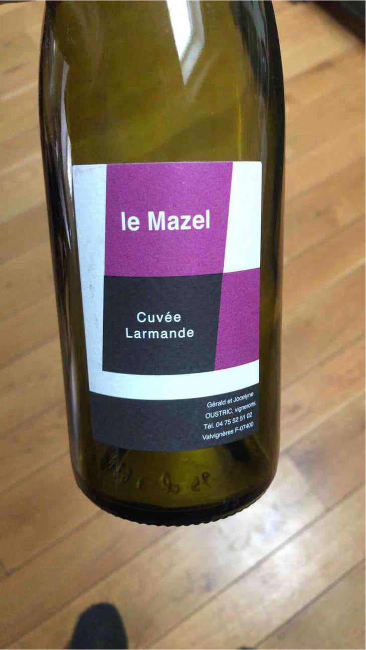 Cuvée Larmande - Le Mazel - Gérald & Jocelyne Oustric 