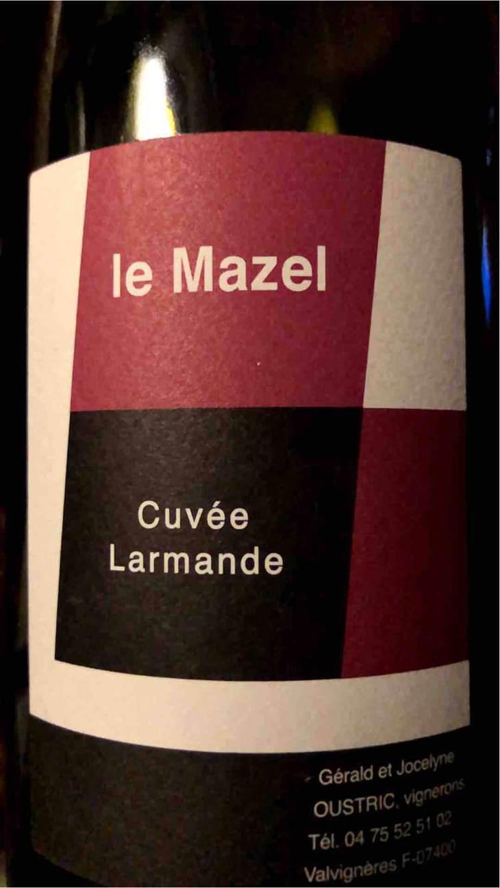 Cuvée Larmande - Le Mazel - Gérald & Jocelyne Oustric 
