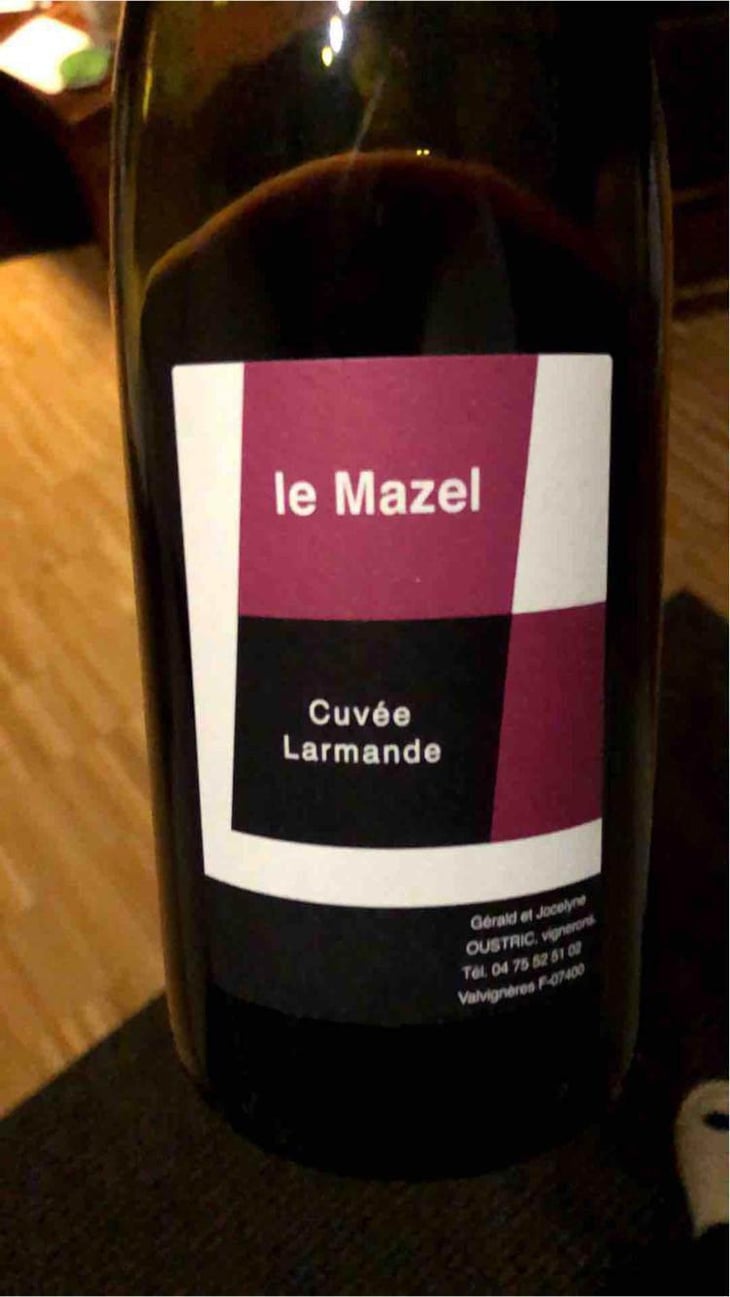 Cuvée Larmande - Le Mazel - Gérald & Jocelyne Oustric 