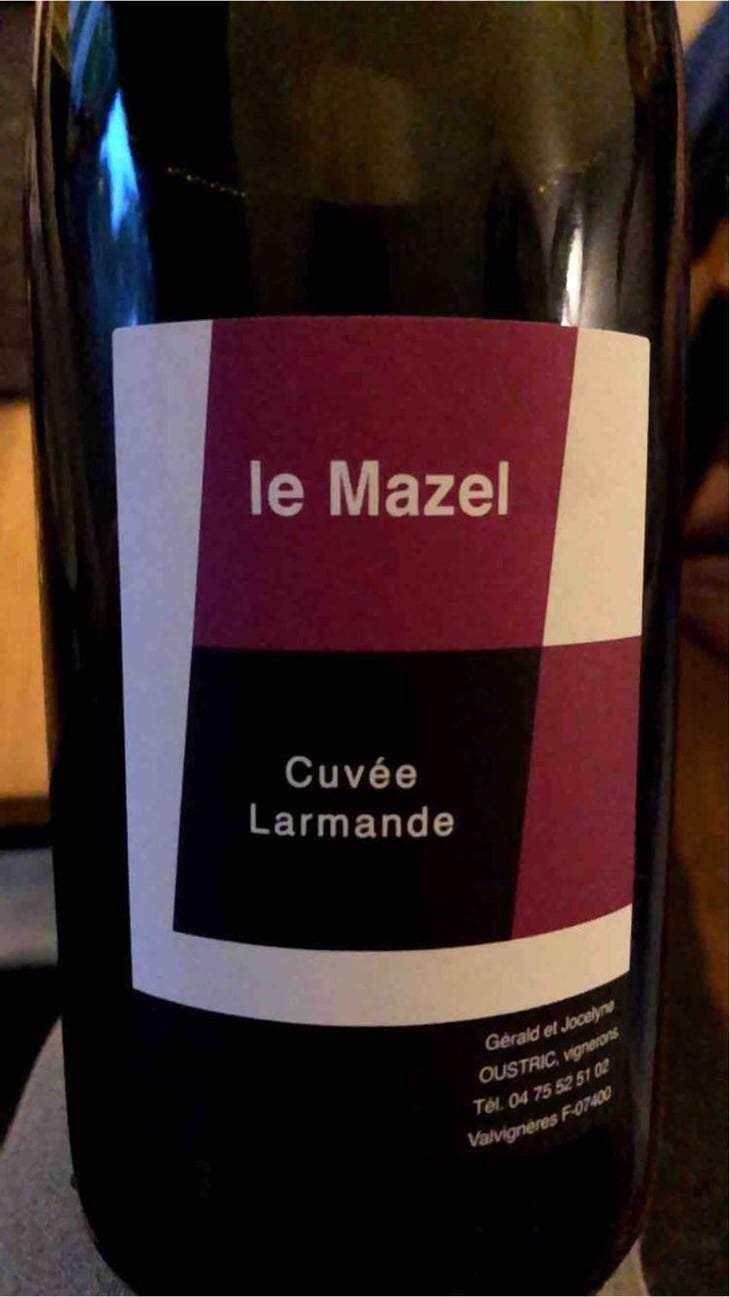 Cuvée Larmande - Le Mazel - Gérald & Jocelyne Oustric 