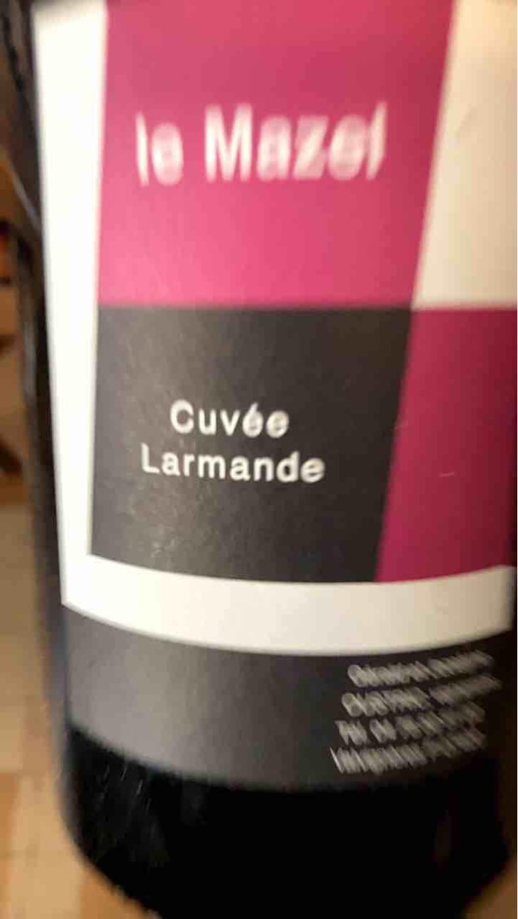 Cuvée Larmande - Le Mazel - Gérald & Jocelyne Oustric 
