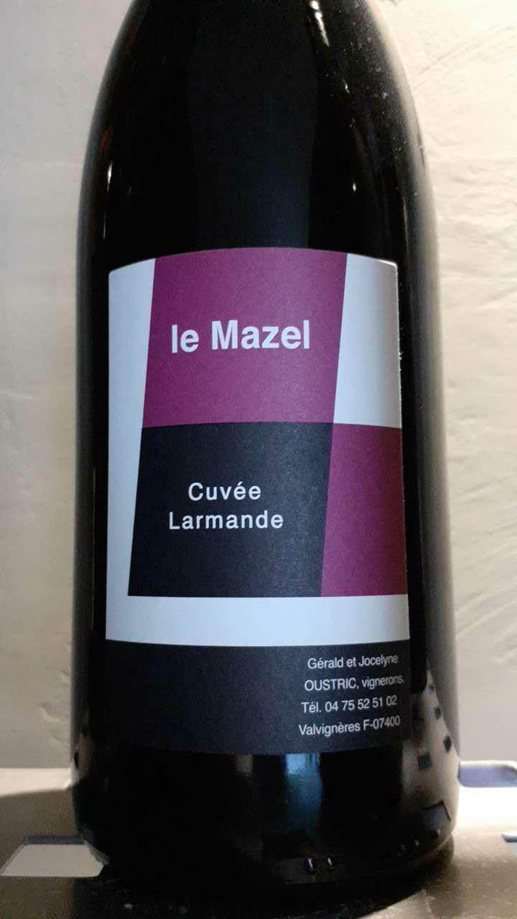 Cuvée Larmande - Le Mazel - Gérald & Jocelyne Oustric 