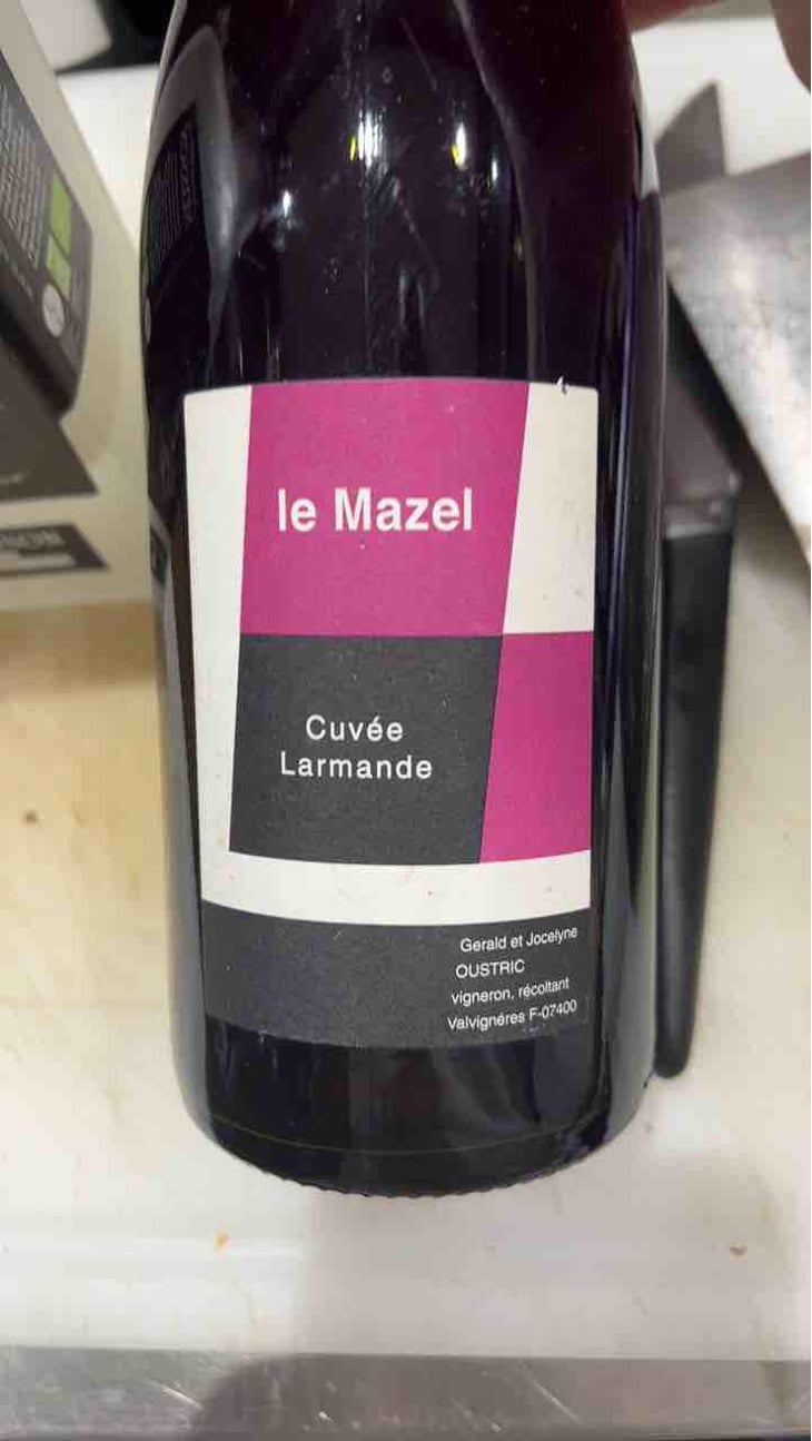 Cuvée Larmande - Le Mazel - Gérald & Jocelyne Oustric 
