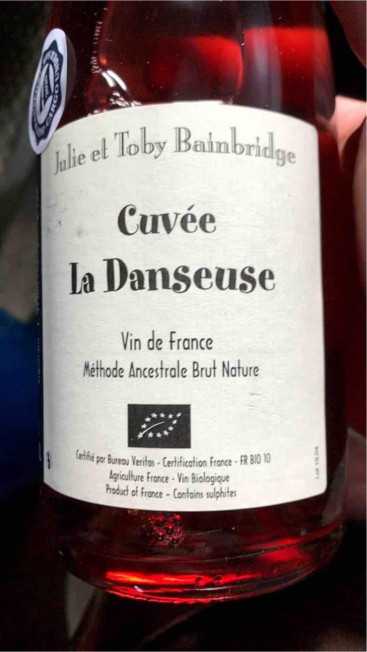 Cuvée Le Danseuse - Bainbridge & Cathcart - Toby & Julie Bainbridge 