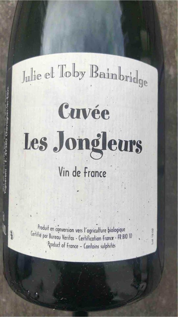 Cuvée Les Jongleurs - Bainbridge & Cathcart - Toby & Julie Bainbridge 