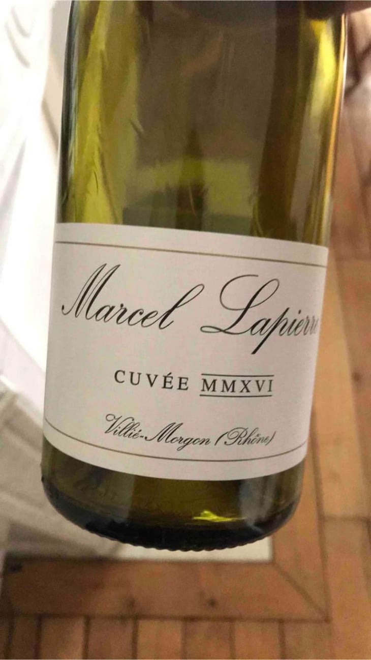 Cuvée Marcel Lapierre - Domaine Marcel Lapierre - Mathieu & Camille Lapierre 