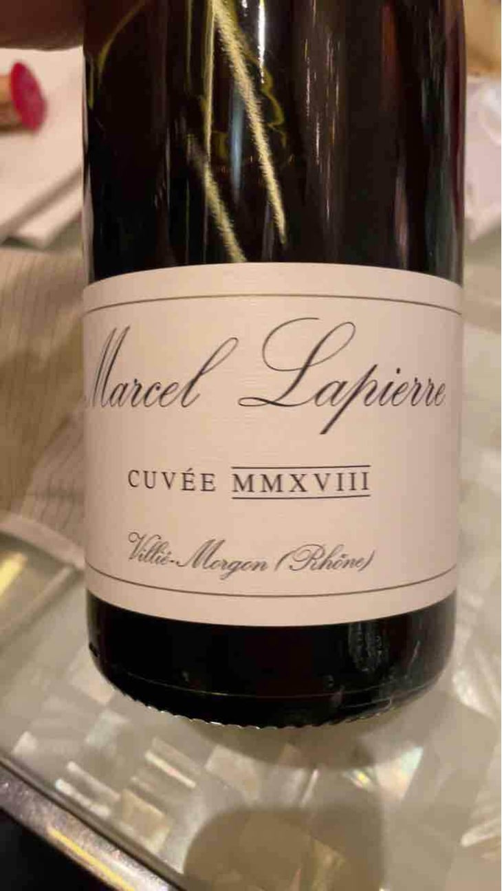 Cuvée Marcel Lapierre - Domaine Marcel Lapierre - Mathieu & Camille Lapierre 