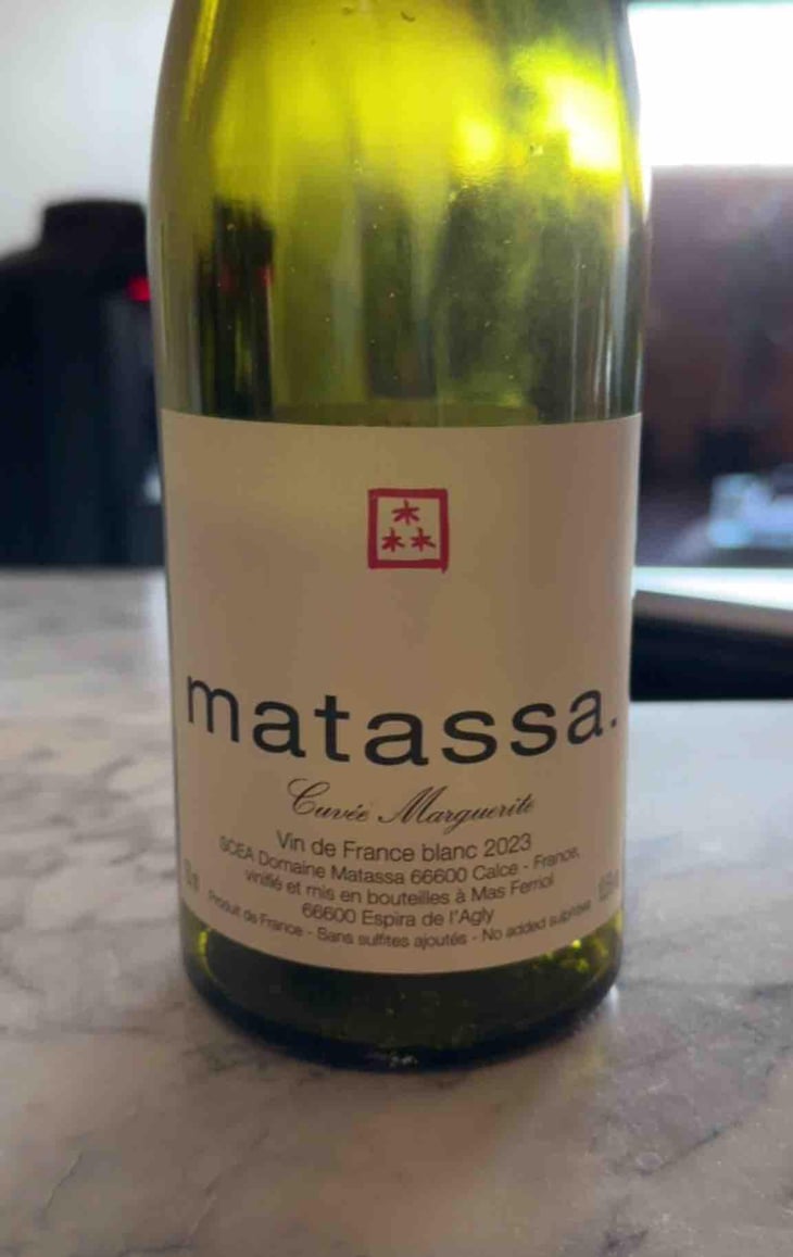 Cuvée Marguerite - Domaine Matassa - Tom Lubbe 