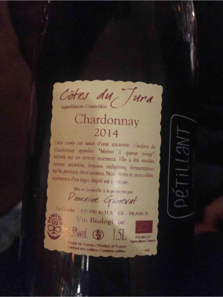 Cuvée Marguerite - Domaine Ganevat - Anne & Jean-François Ganevat 