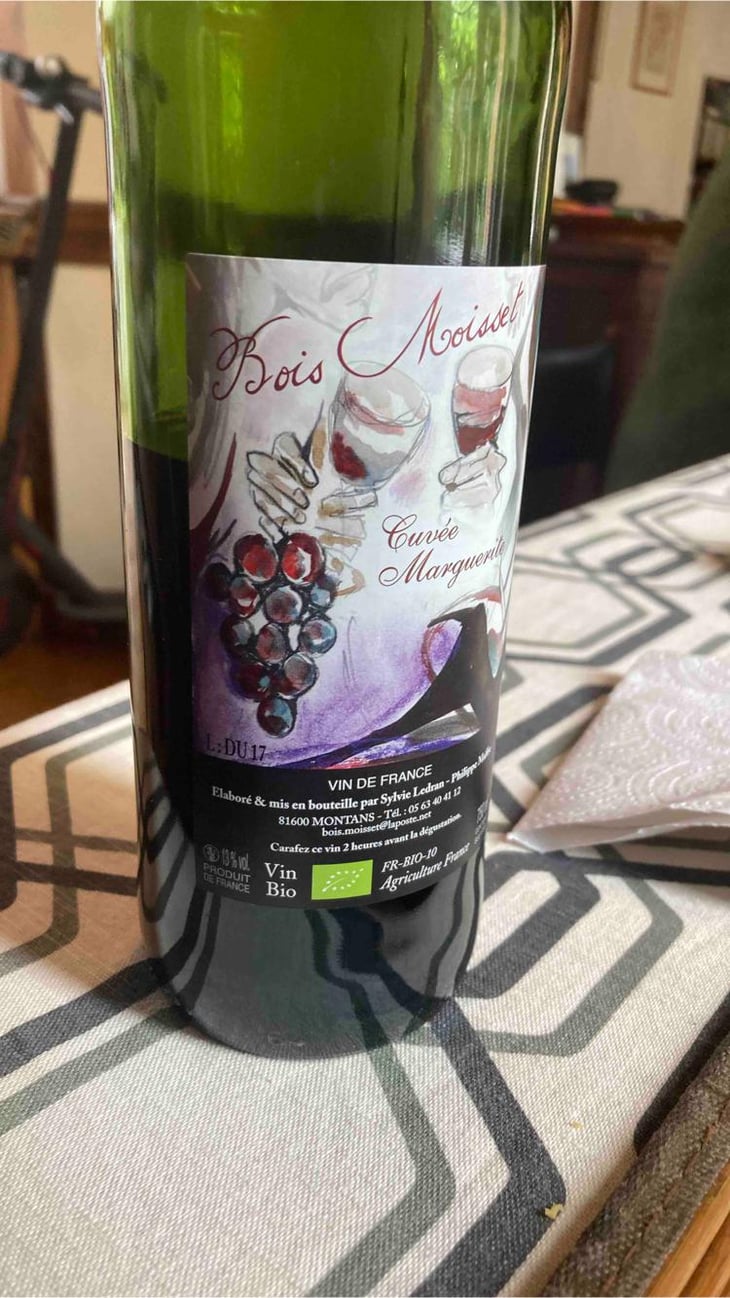 Cuvée Marguerite - Domaine Ferme Bois Moisset - Sylvie & Philippe Maffre 
