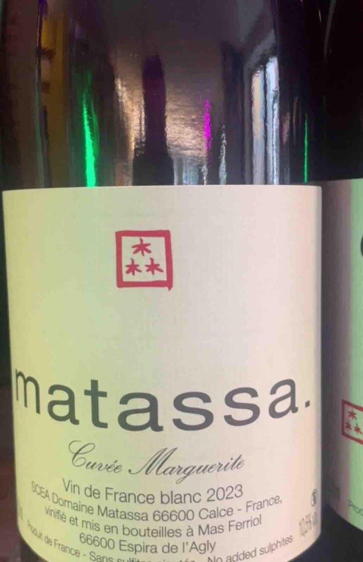 Cuvée Marguerite - Domaine Matassa - Tom Lubbe 