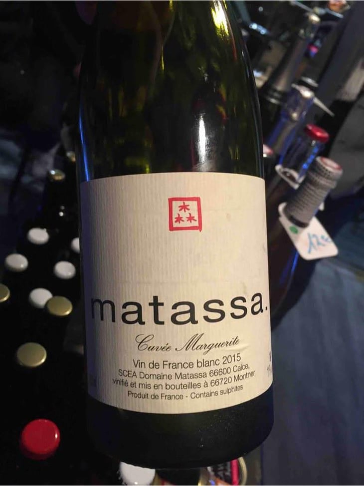 Cuvée Marguerite - Domaine Matassa - Tom Lubbe 
