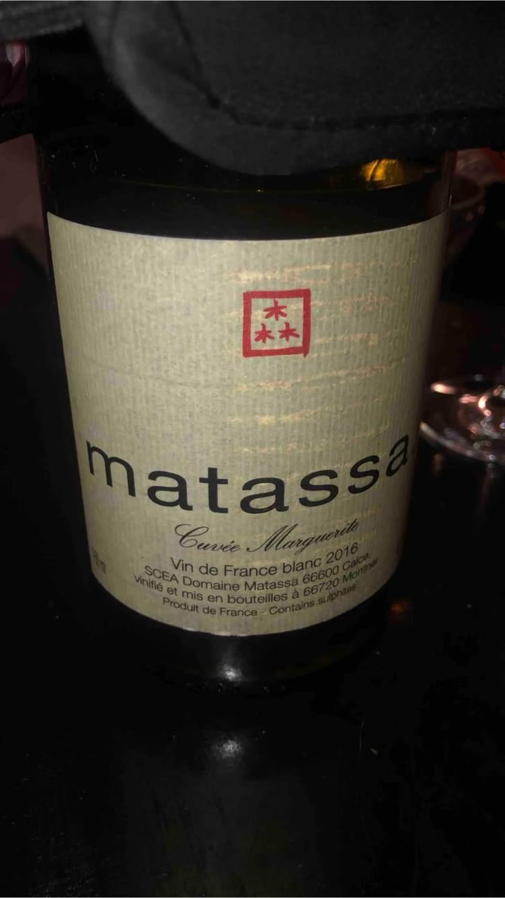 Cuvée Marguerite - Domaine Matassa - Tom Lubbe 