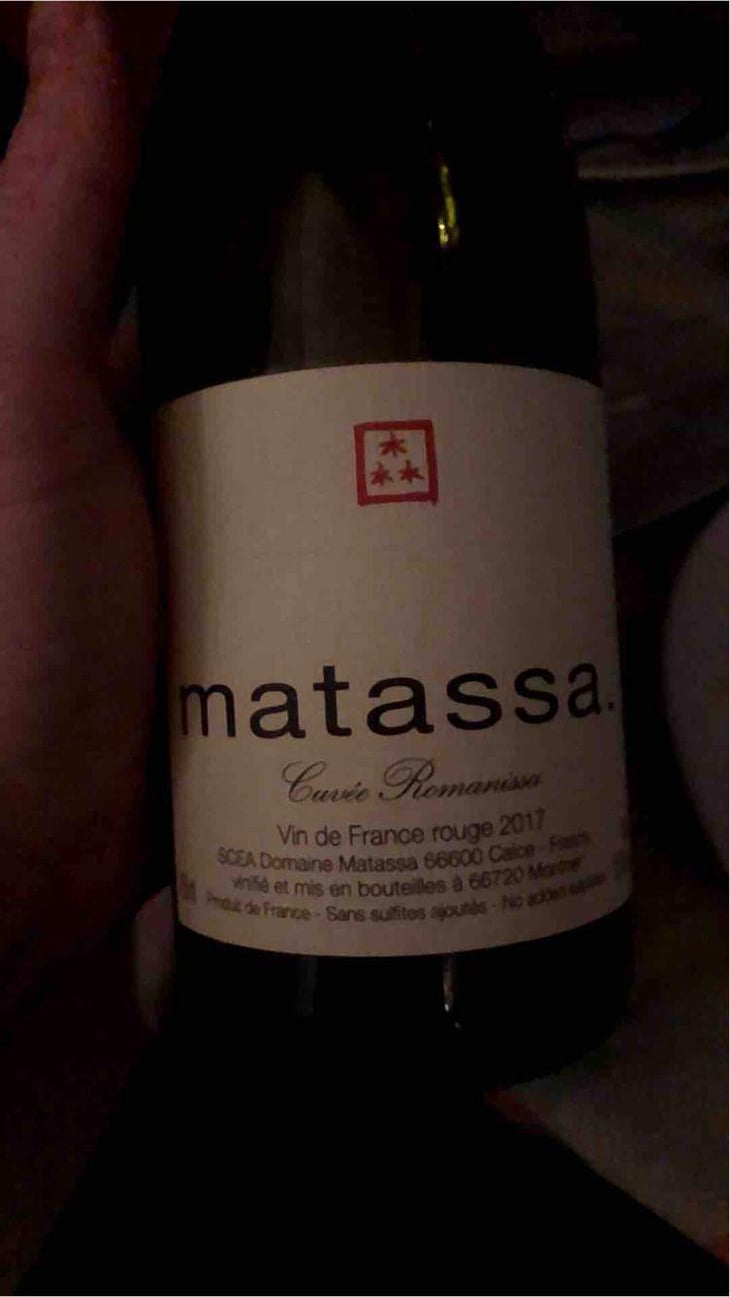 Cuvée Marguerite - Domaine Matassa - Tom Lubbe 