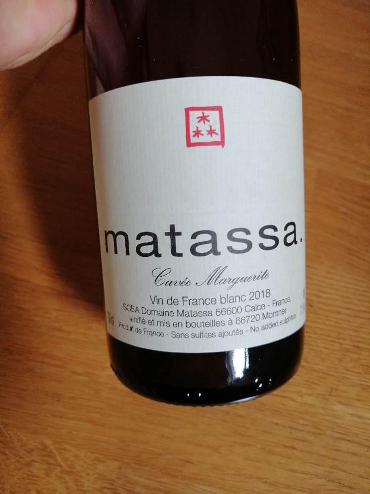 Cuvée Marguerite - Domaine Matassa - Tom Lubbe 