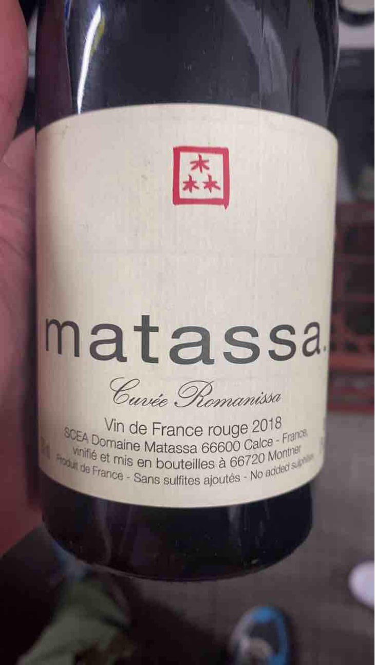 Cuvée Marguerite - Domaine Matassa - Tom Lubbe 