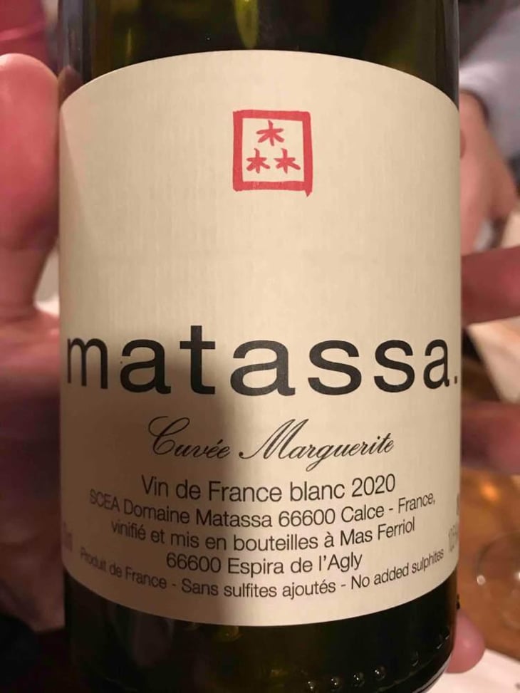Cuvée Marguerite - Domaine Matassa - Tom Lubbe 
